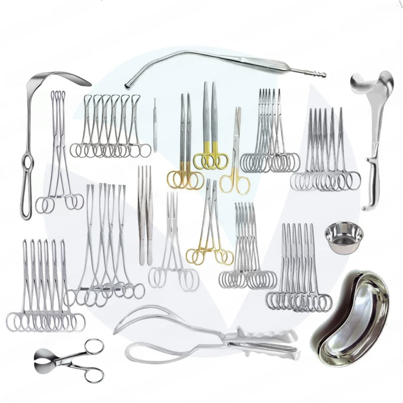 Cesarean Section Instruments Set | C Section Surgery Set 63 Pcs