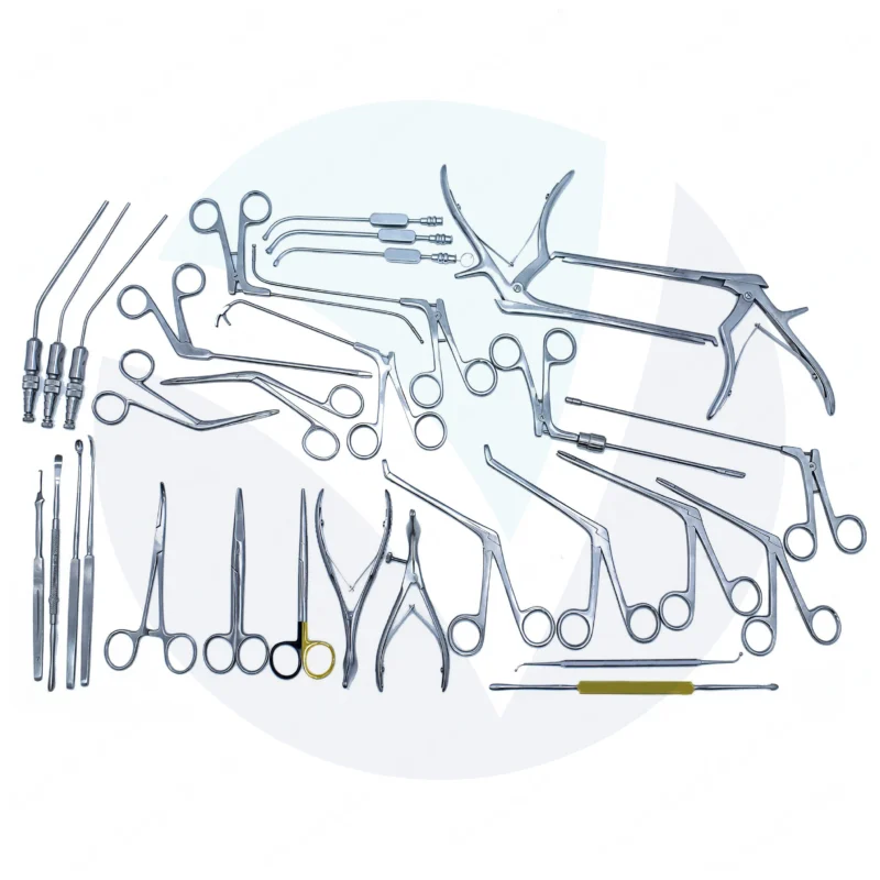Fess Instruments Set, Complete Set of Endoscopic Sinus Surgery