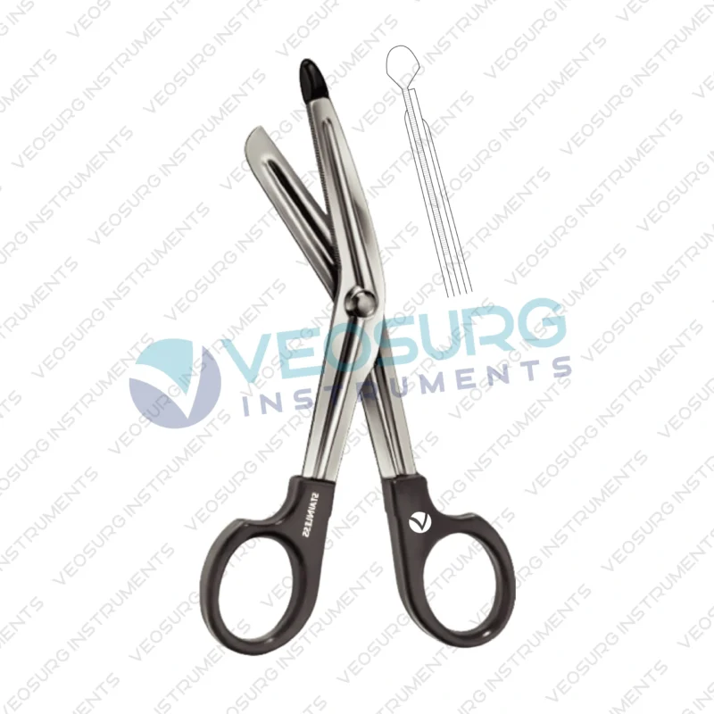LISTER Universal Bandage Scissors, Serrated