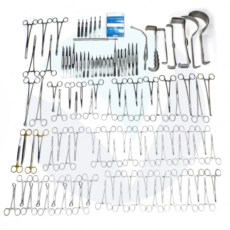 Laparotomy Instruments Set Surgical Instruments 108 Pcs