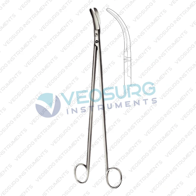 Rectal Scissors, Thick Blade