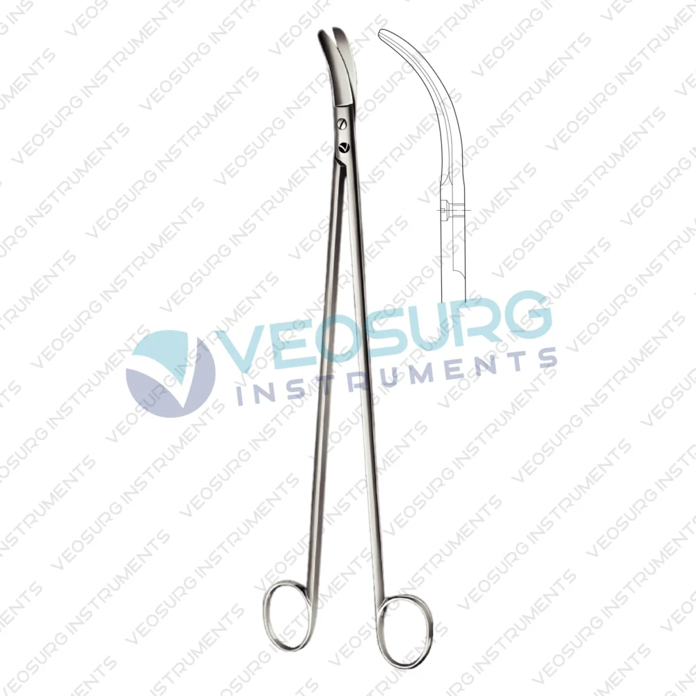 Rectal Scissors, Thick Blade