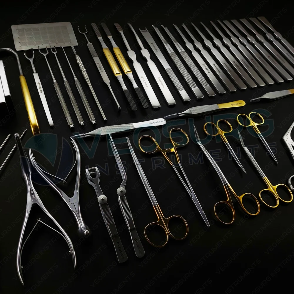 Rhinoplasty Instruments Set of 50 Pcs, Complete Set of Nasal Surgery ...