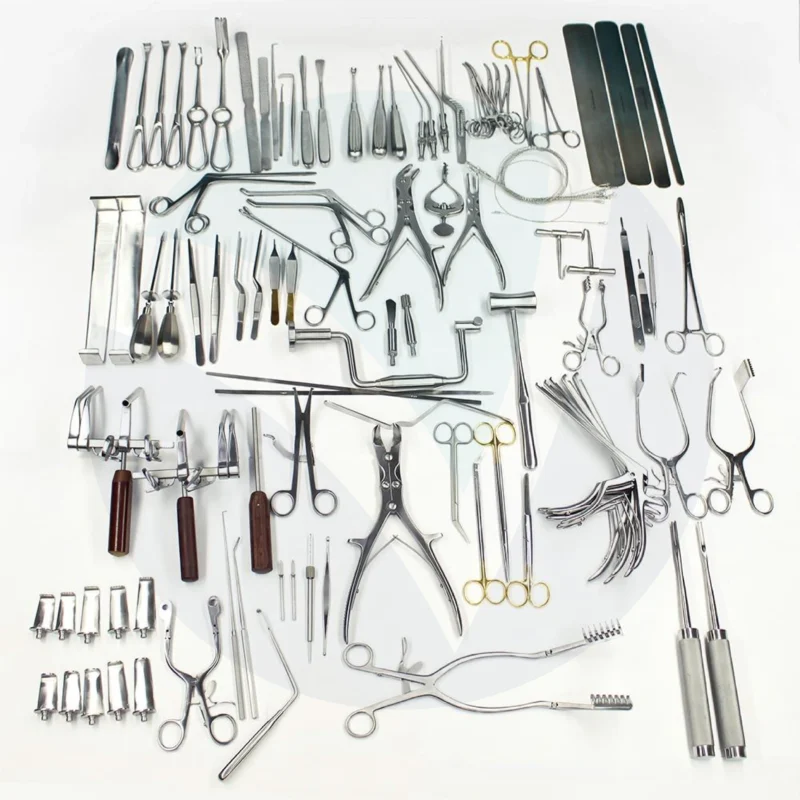Complete Spinal and Craniotomy Surgery Set of 85 Pcs