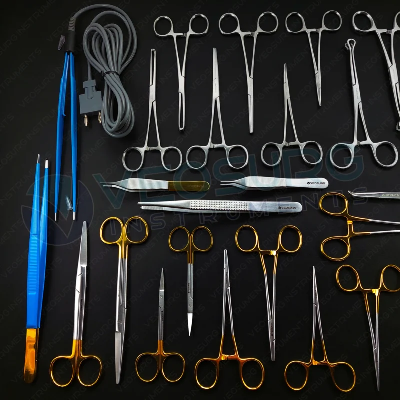 Alternative view of Tebbetts Breast Surgery Instruments Set of 38Pcs, Breast Augmentation Set