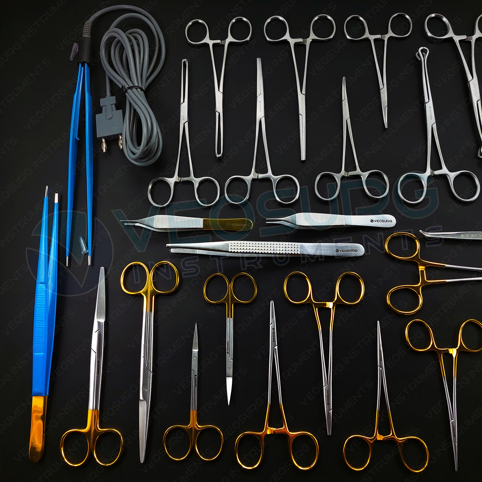 Tebbetts Breast Surgery Instruments Set of 38Pcs, Breast Augmentation Set - Image 2