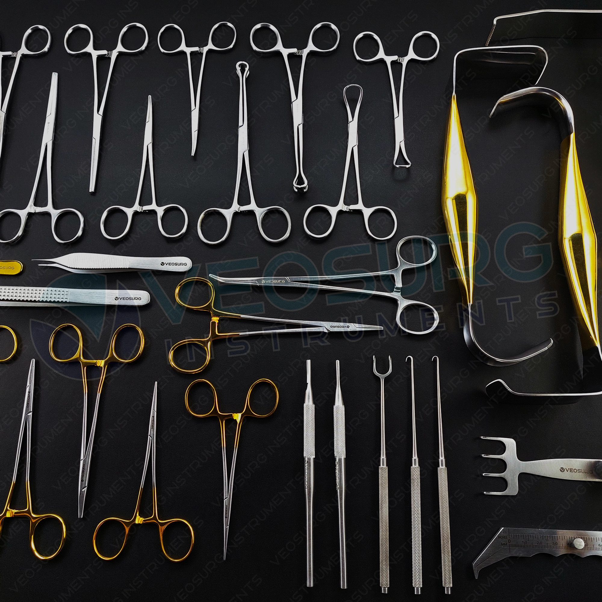 Tebbetts Breast Surgery Instruments Set of 38Pcs, Breast Augmentation Set - Image 3