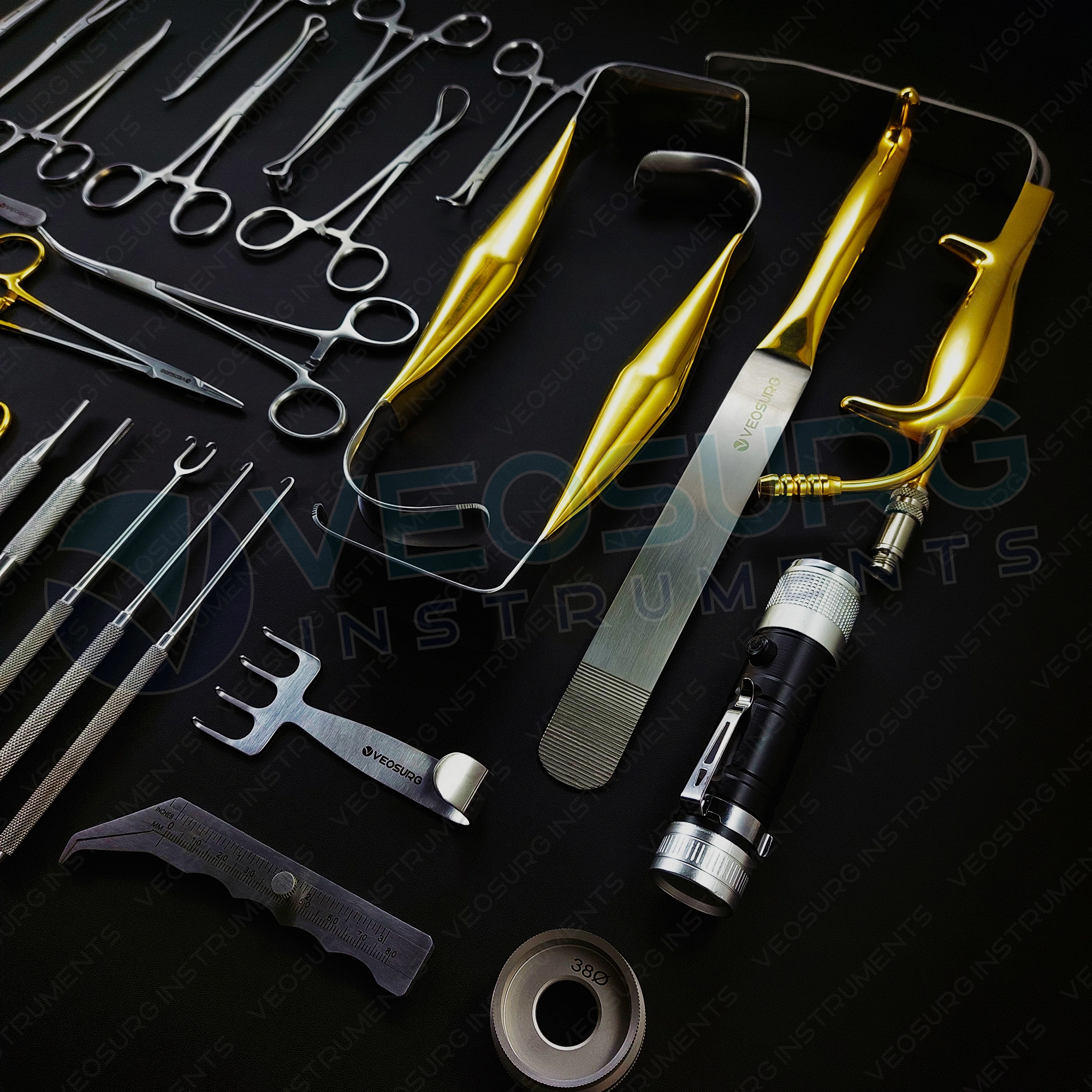 Tebbetts Breast Surgery Instruments Set of 38Pcs, Breast Augmentation Set - Image 6