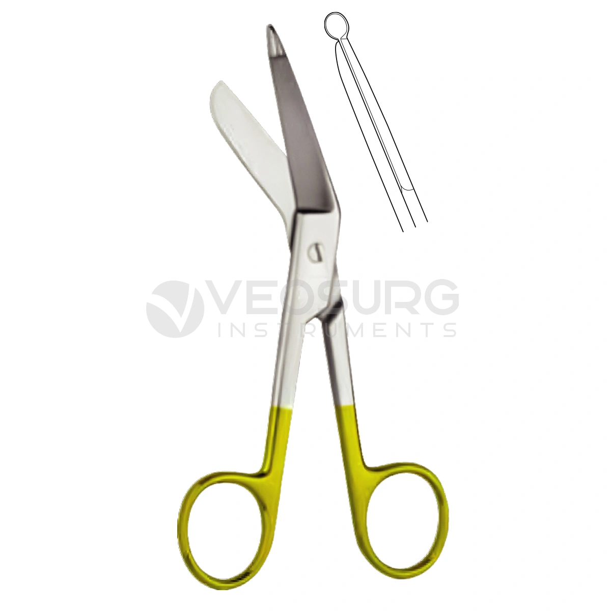 LISTER Bandage ScissorTC Tip Gold Handle