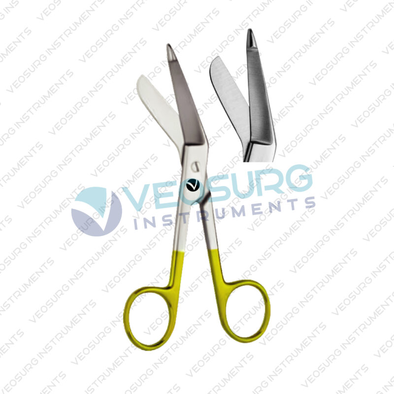 LISTER Bandage Scissors Tungsten Carbide - Gold Handle