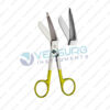 LISTER Bandage Scissors Tungsten Carbide - Gold Handle