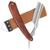 Cut Throat Razor Straight Barber Shaving Razor Wooden Handle