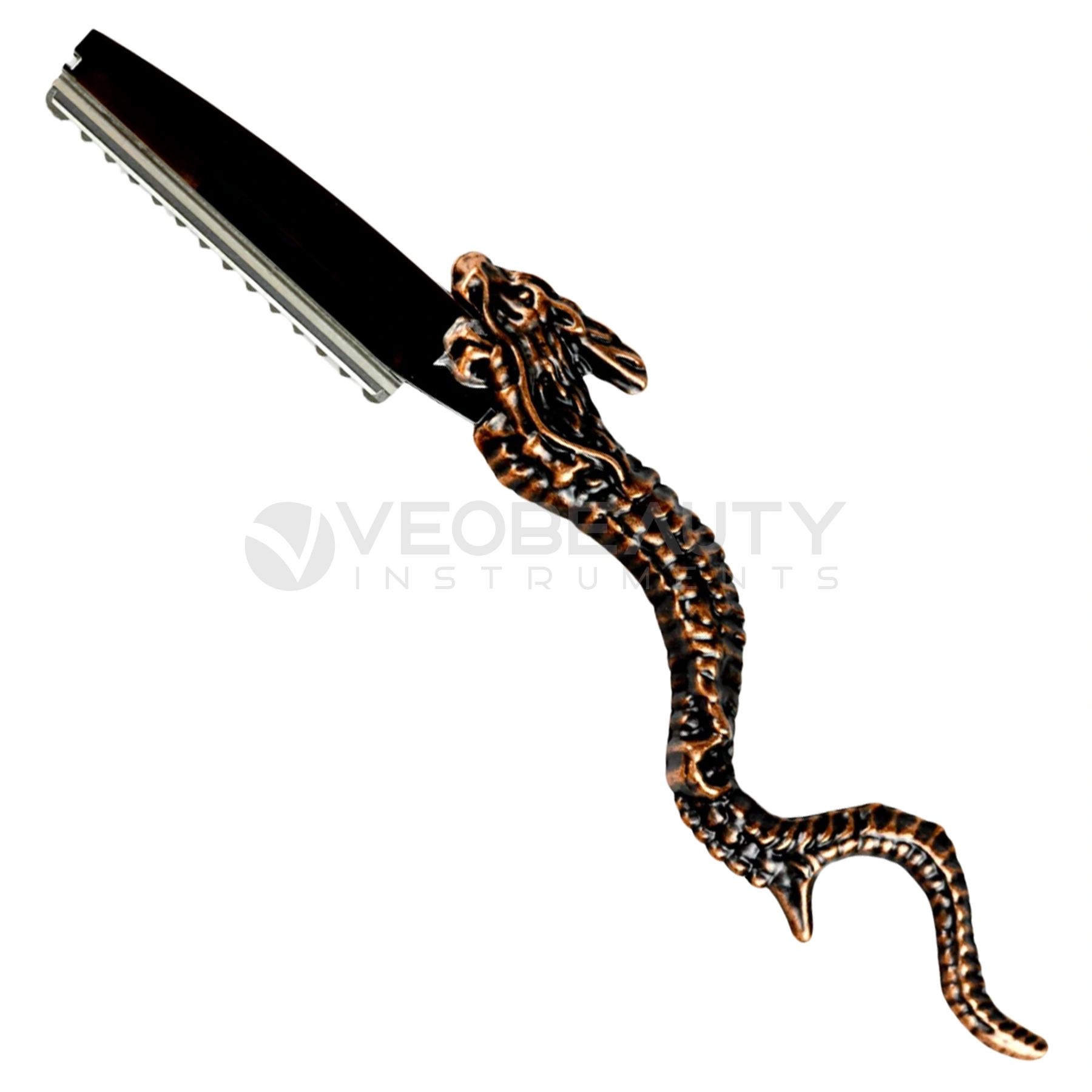 Dragon Handle Straight Razor Professional Barber Razor - Bronze Colour