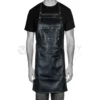 Leather Barber Apron Black Professional Salon Apron