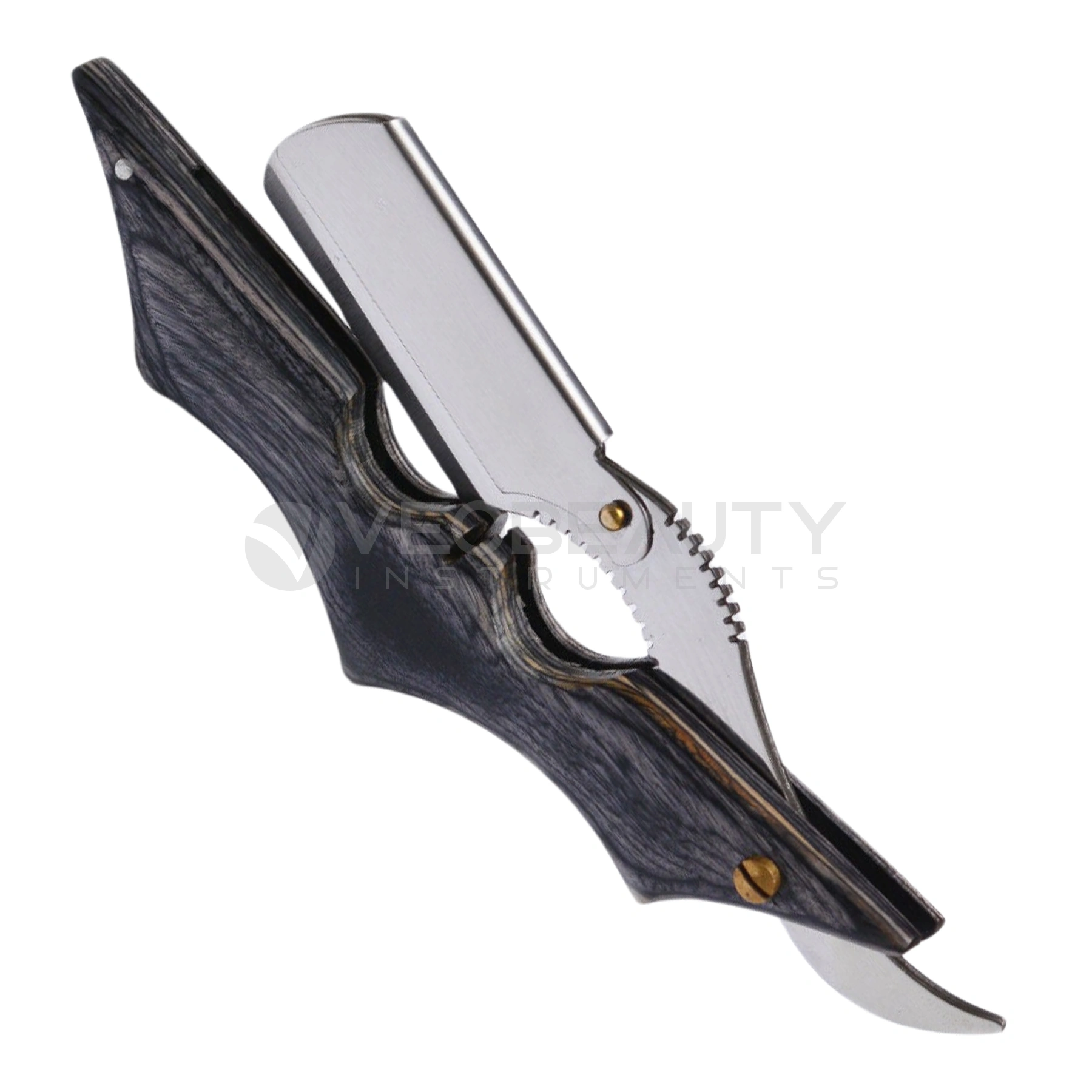 Professional Barber Hair Salon Batman Handle Shaving Razor Straight Edge-1