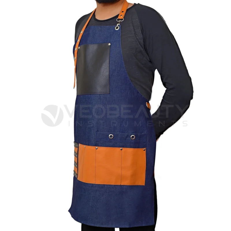 Professional Blue Jeans Barber Apron