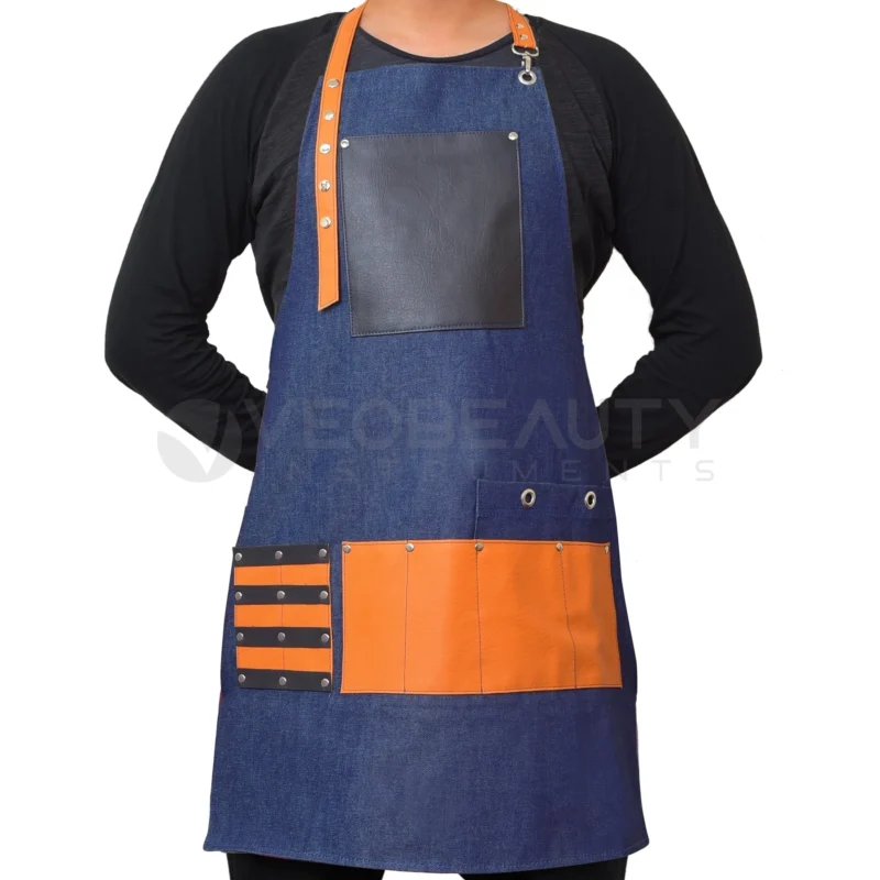 Professional Blue Jeans Barber Apron