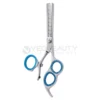 Triple Finger Swivel Handle Thinning Scissors Barber Thinning Shear