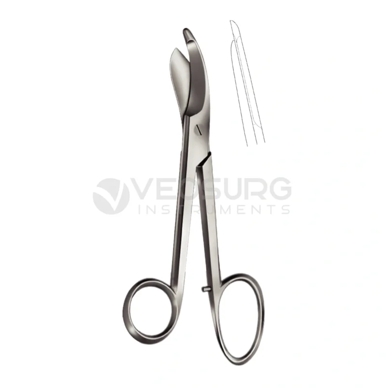 BRUNS Plaster Scissors Smooth (Non Serrated) Blade