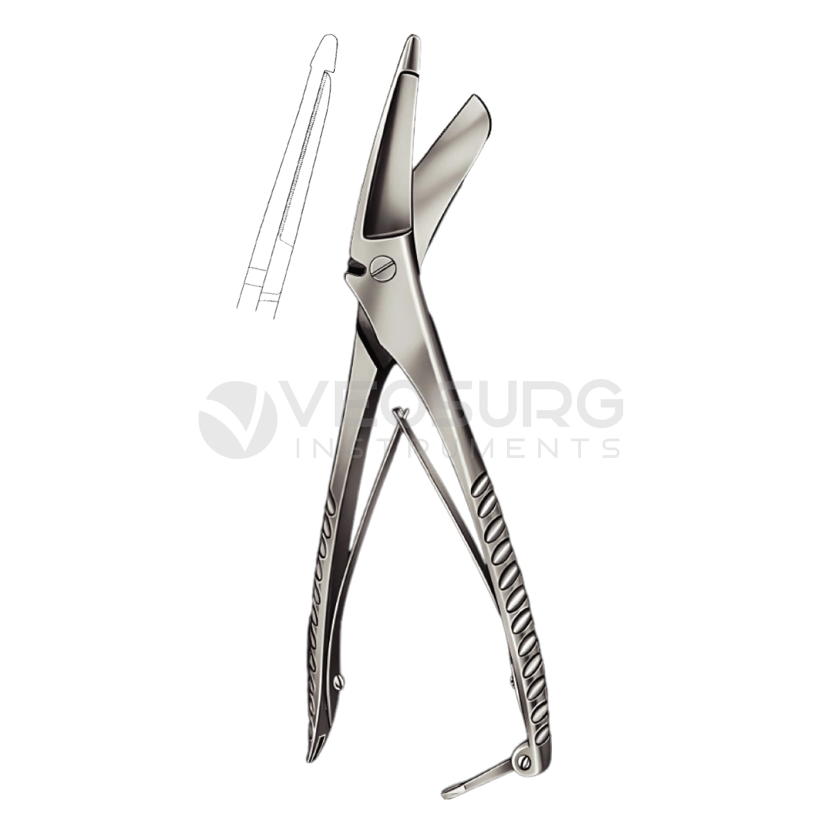 Flat Handle Plaster Scissors